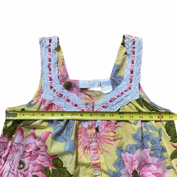 Soft Surroundings Maxi Floral Yellow Lace Dress - Picture 7 of 10